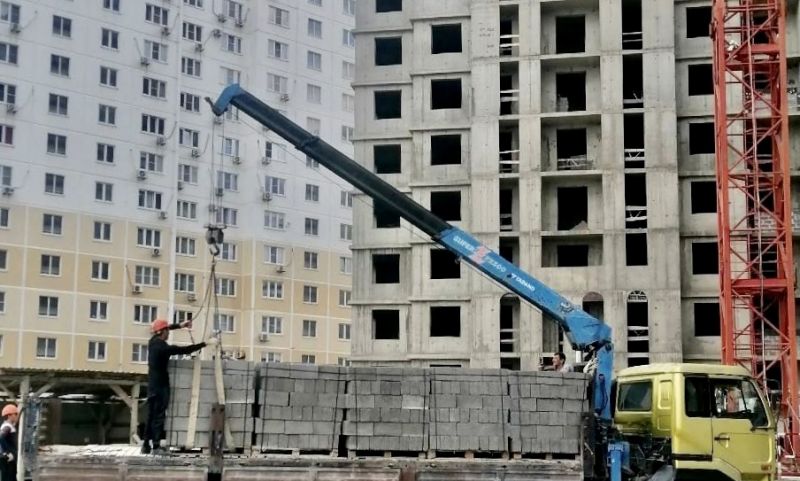 В ЖК «Суджук-Кале» продолжаются монолитные работы